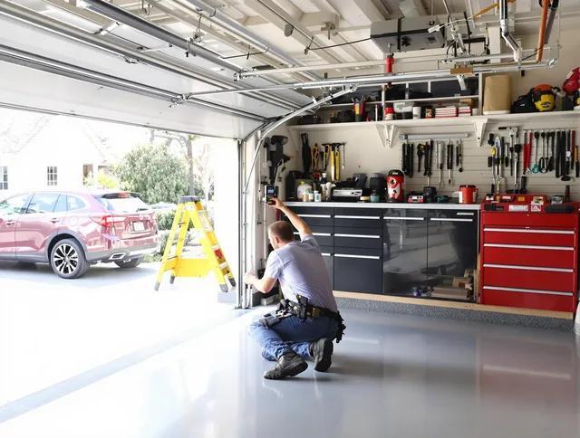 Local garage door repair service by New Albany Garage Door Repair in New Albany