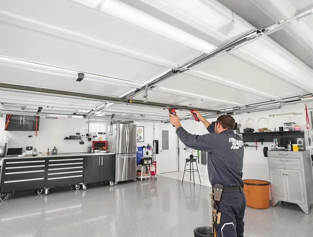 Overhead garage door repair service by New Albany Garage Door Repair in New Albany